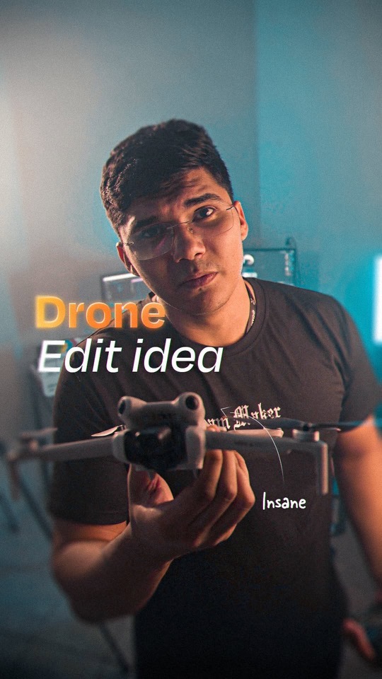 Ideia de edição com drone — reel com motion da ciarevit