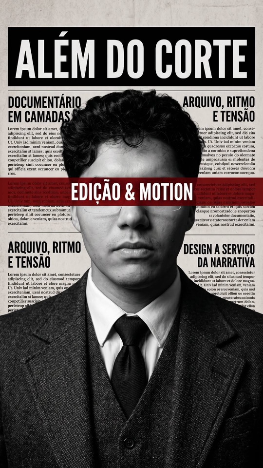 Edição documental e motion — reel com motion da ciarevit